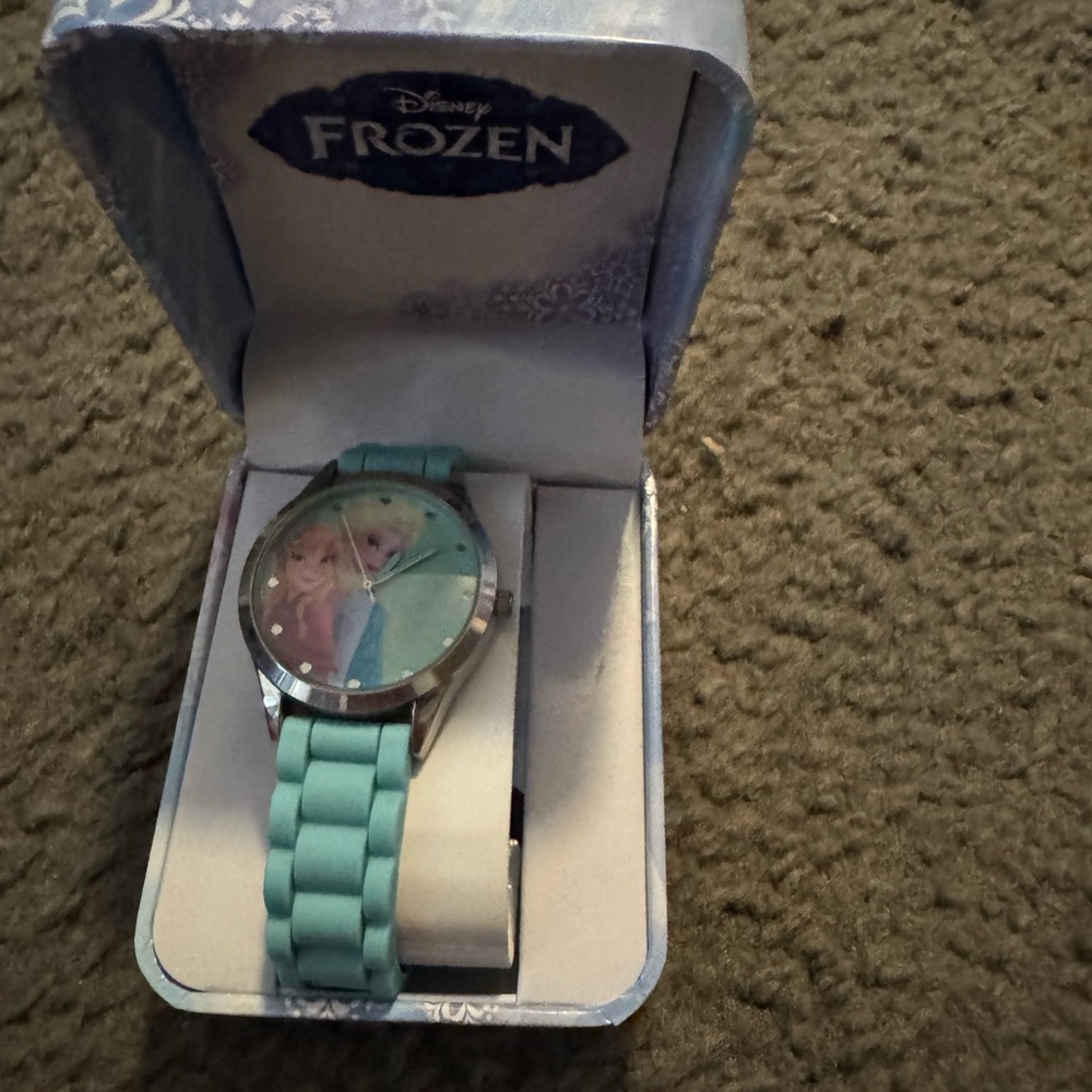 Disney Frozen Character Watch with Teal Band